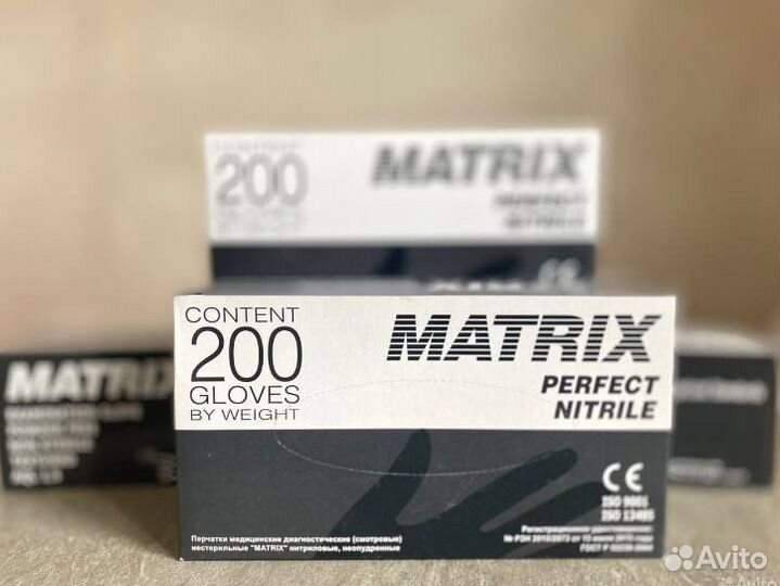 Перчатки нитриловые 100 пар