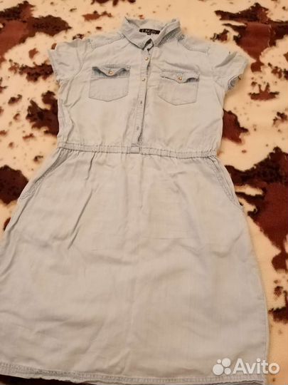 Платье джинсовое