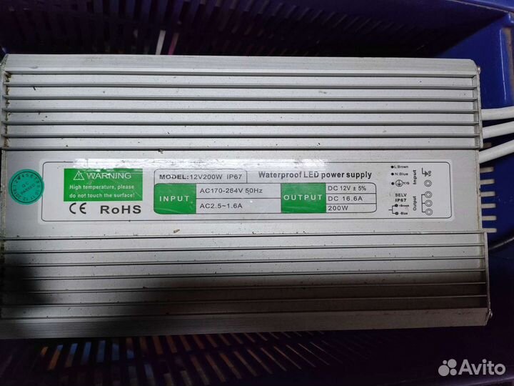 Адаптер блок питания 12v