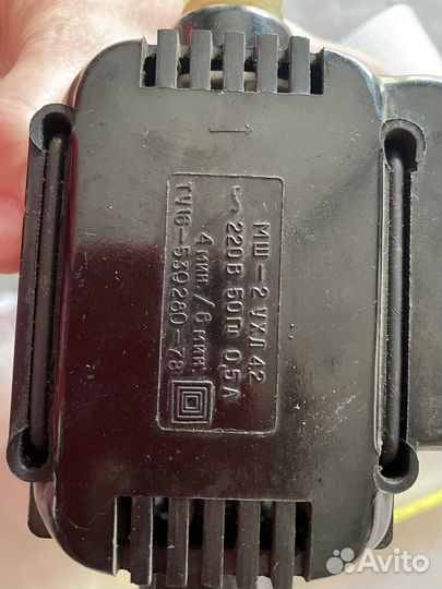 Двигатель мш-2 ухл42+ремень+педаль к швейной машин