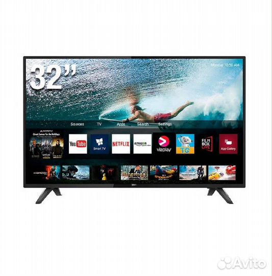 Телевизор SMART tv 32 новый. Чек гарантия