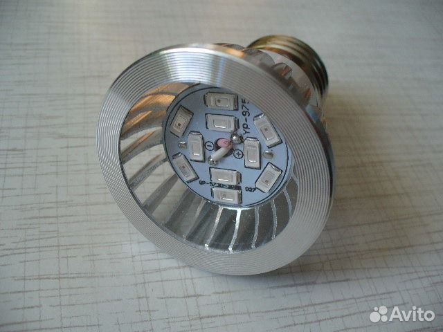 Фитолампа для рассады и растений 10 светодиодов