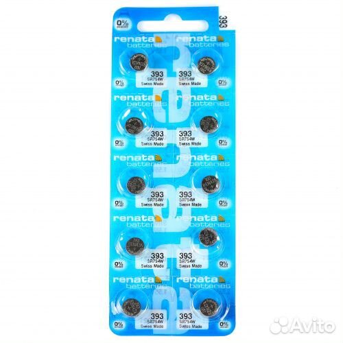 Батарея renata 393 10 шт