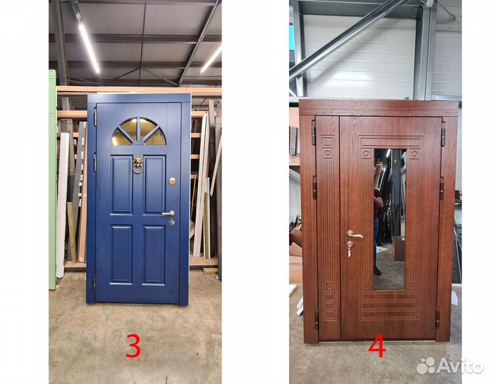 Термодверь входная для домов металлическая