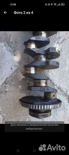 Коленвал.Шатун с поршнем.Пассат Б5 ашл 1.6