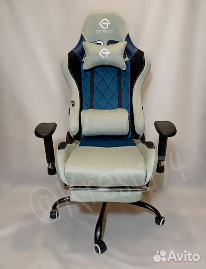 Новое игровое компьютерное кресло. Ткань