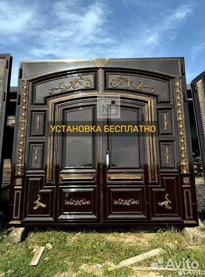 Ворота в Махачкале матовые на заказ