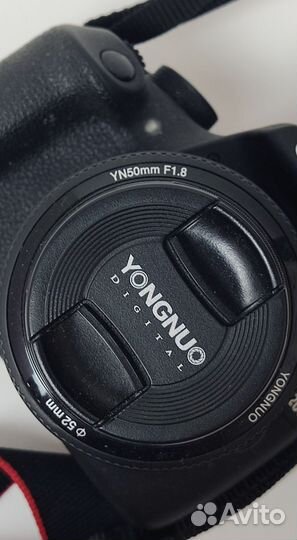 Объектив yongnuo 50mm f1 8 canon