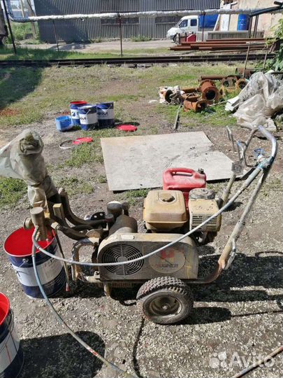 Аренда окрасочного аппарата под шпаклевку и краску