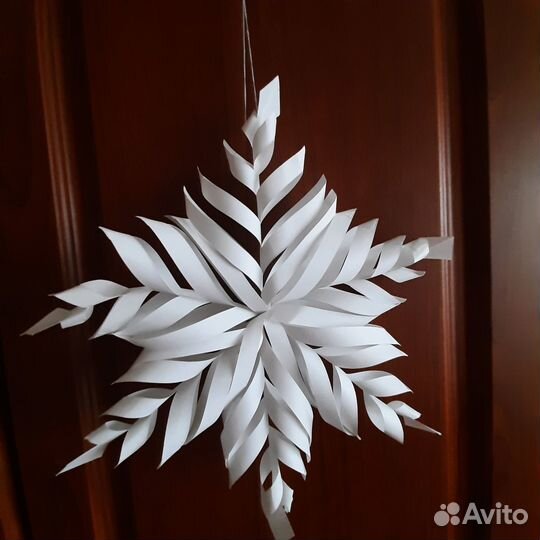 Объемные снежинки