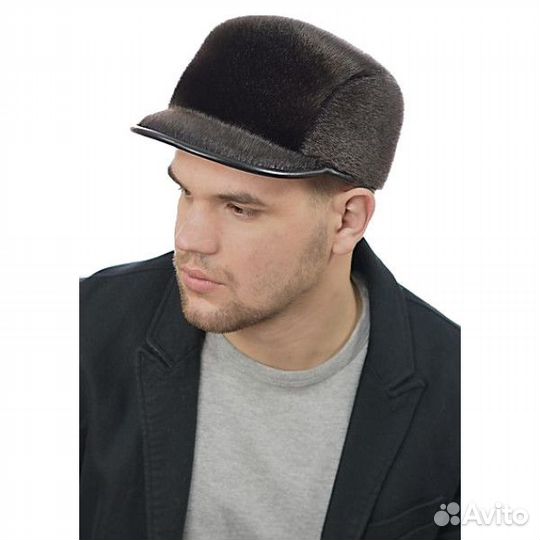 Шапка мужская из нерпы размер 59 60
