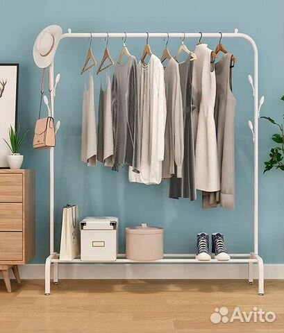 Вешалки напольные Новые Белые