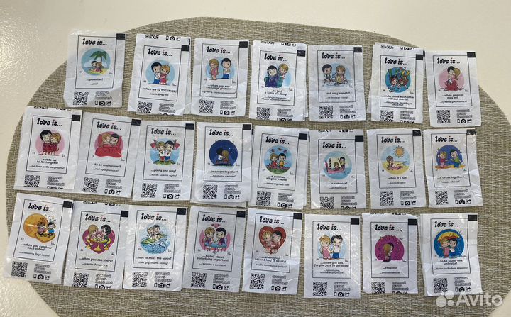 Вкладыши Love is