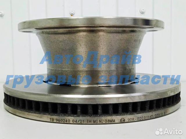 Диск тормозной Рено Мидлум 375 мм