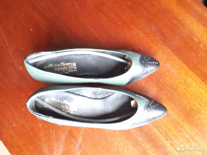 Туфли женские лодочки, р.38,5, натуральная кожа