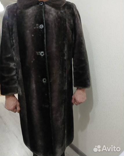 Шуба мутоновая 56 58