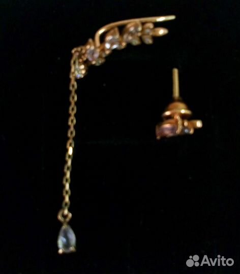 Набор коралловый и серьги каффы серебро