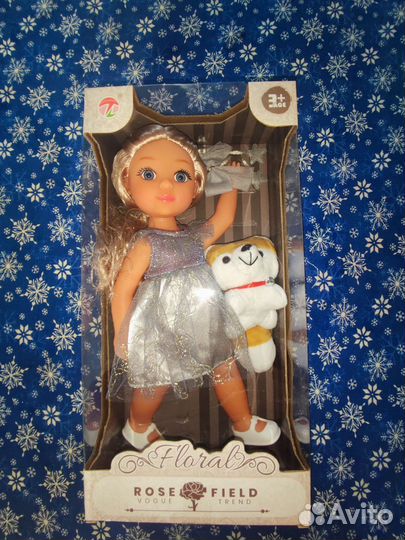 Кукла Варя 30см, с собачкой, новая