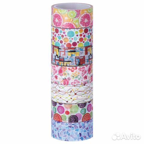 Клейкие washi-ленты для декора 