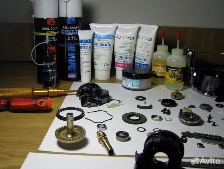 Обслуживание, ремонт и тюнинг рыболовных катушек