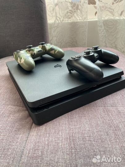 Sony playstation 4 PS4 slim 500gb, плюс гарнитура