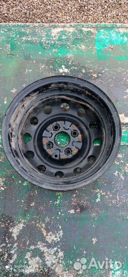 Штампованный диск, r13 4*100, Hyundai Getz