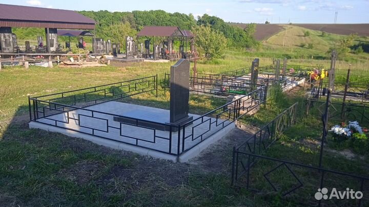 Оградки Памятники Кресты Мраморная крошка
