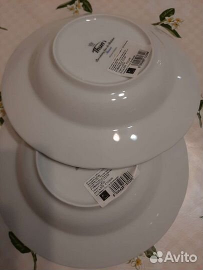 Тарелки фарфоровые чешские новые