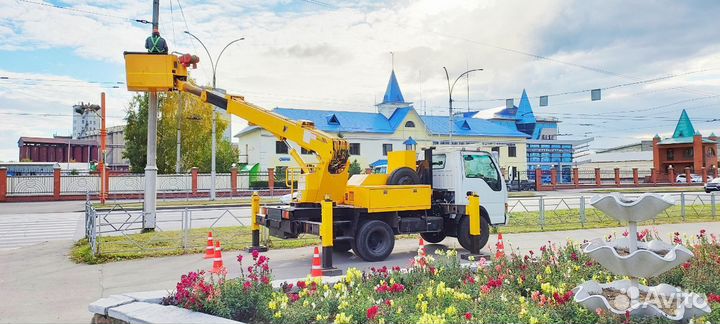 Аренда и услуги телескопической автовышки, 15 м