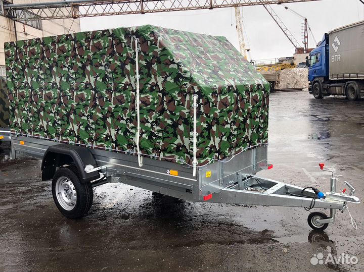 Оцинкованный прицеп сст 3.5х1.5 R15