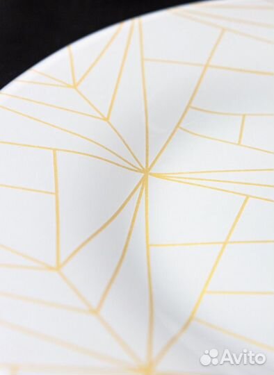 Набор тарелок подарочный на 6 персон новый