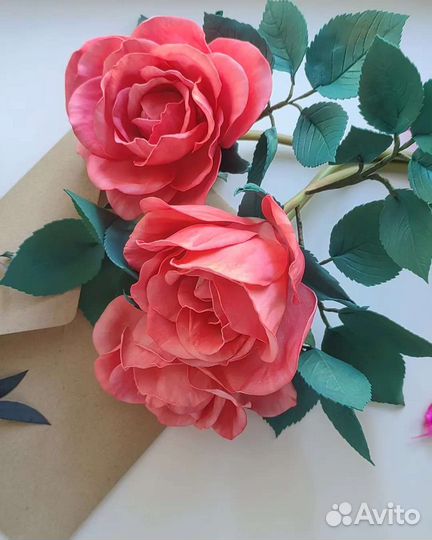 Цветы ручной работы,интерьерьерные цветы