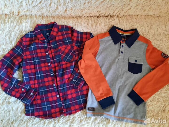 Свитера, рубашки 140-146