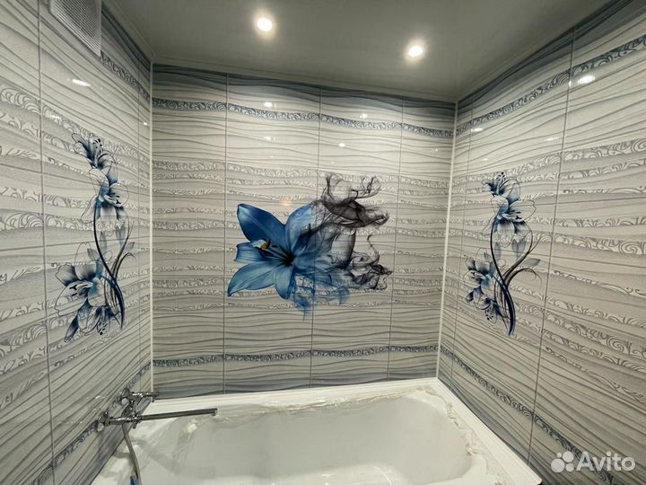 Ремонт санузлов и ванных комнат пвх панелями