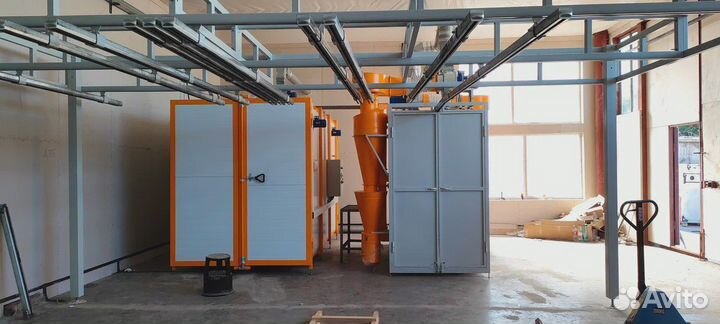 Линия порошковой покраски