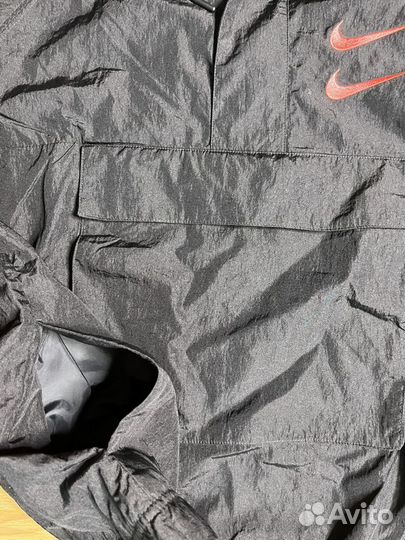 Ветровка анорак Nike оригинал двойной свуш