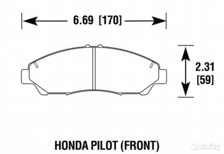 Тормозные колодки powerstop для Honda Pilot