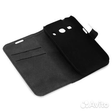 Чехол (книжка) Muvit для samsung Ace 4 (белый)