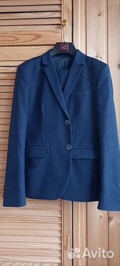 Школьный костюм для мальчика 146 синий