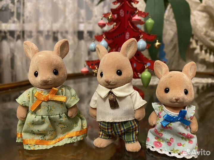 Sylvanian families кенгуру, разные коты