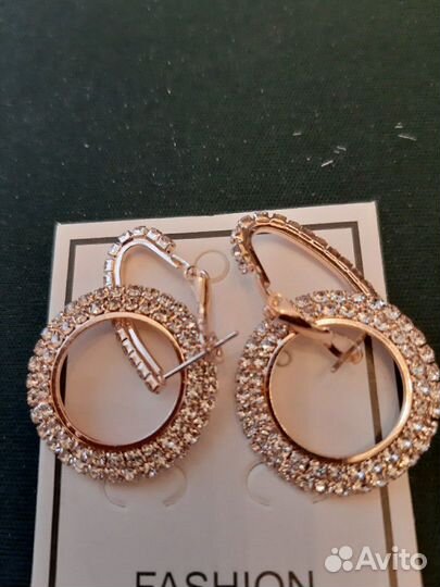 Серьги новые