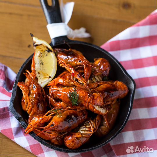 Раки живые, вареные и жаренные с доставкой