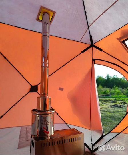 Мобильная баня палатка, аренда