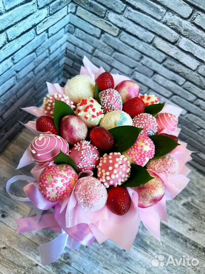 Съедобные мужские и женские букеты.Мужской букет