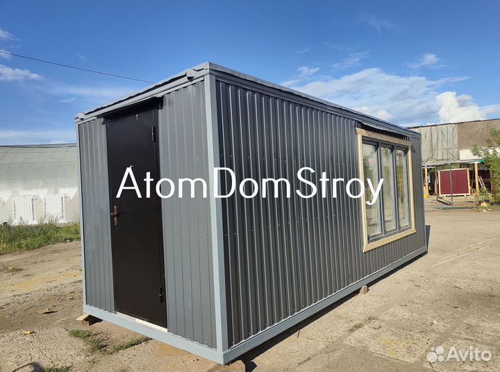 Бытовка деревянная утепленная с электрикой