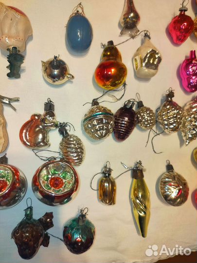 Елочные игрушки СССР