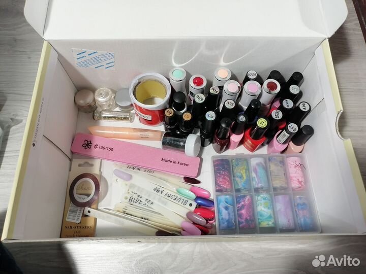 Набор для маникюра, наращивания и ногтей