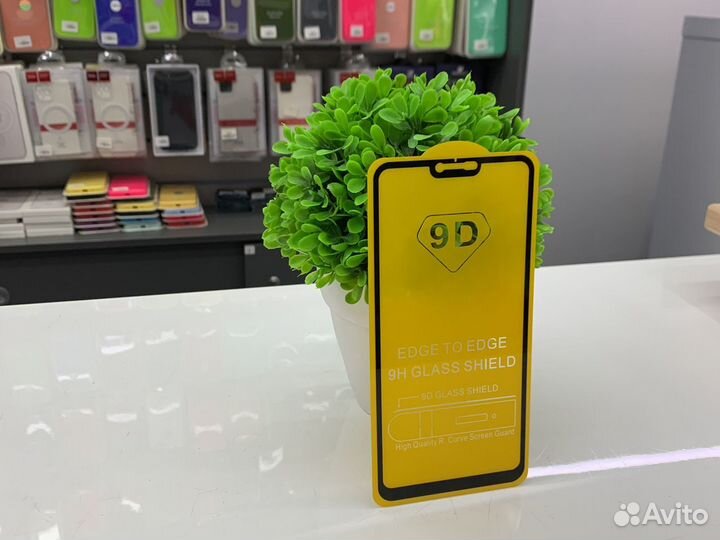 Защитное стекло Xiaomi Mi 8 lite черный