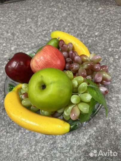 Овощи и фрукты искусственные