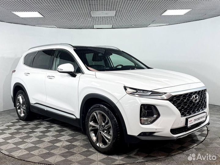 Hyundai Santa Fe 2.2 AT, 2019, 101 000 км